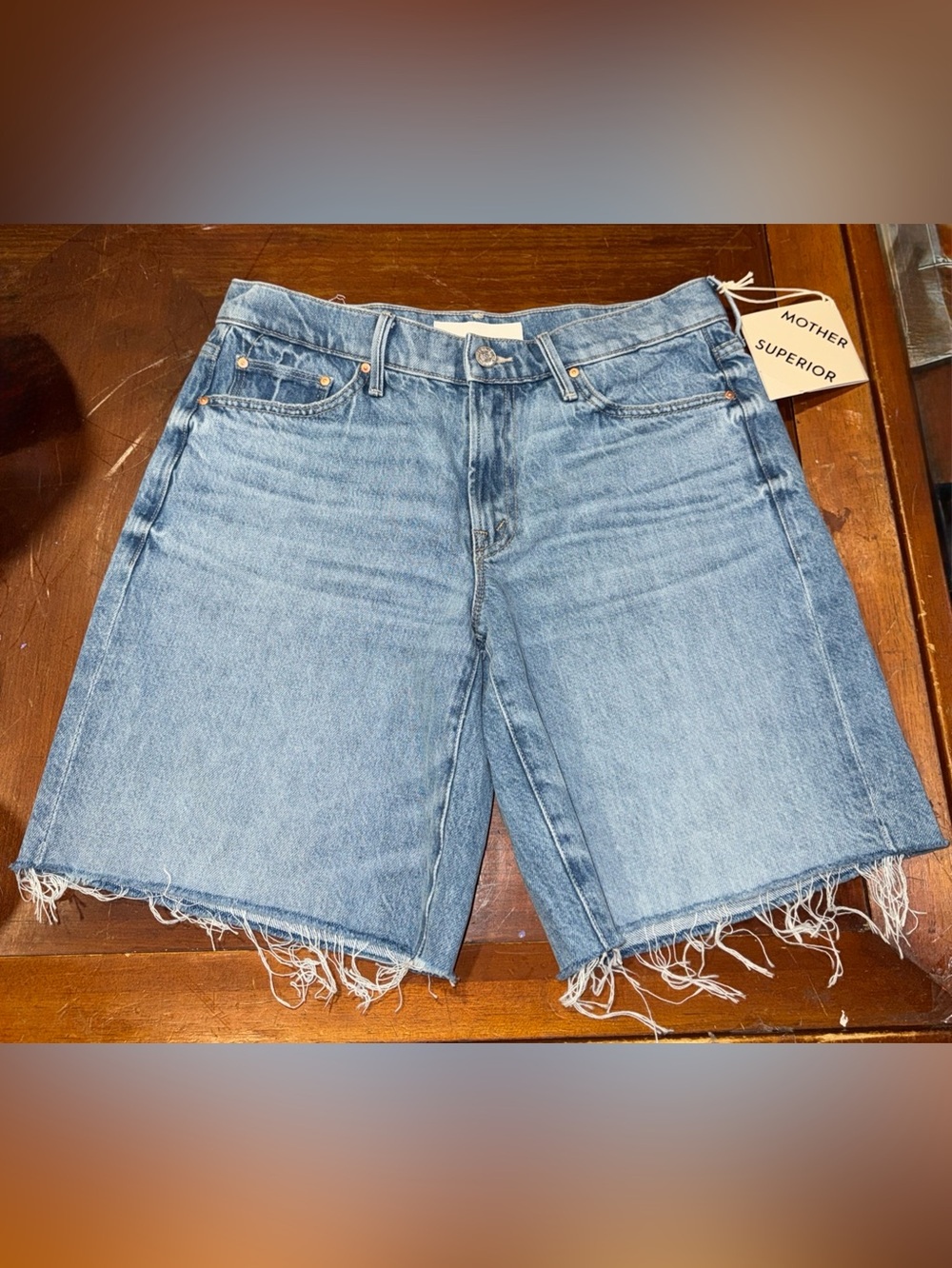 Mother Denim Superior Down Low Undercover Short Fray Shorts Women’s Size 27 New